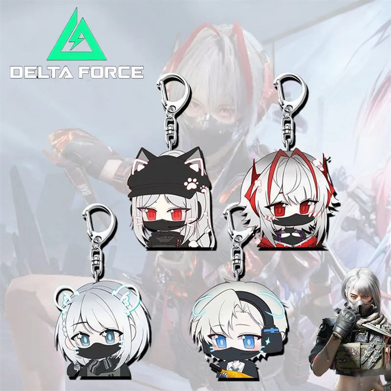 Игра-delta-force-hackclaw-mai-xiaowen-брелок-для-косплея-акриловый-орнамент-брелок-для-ключей-сумка-аксессуары-милый-реквизит