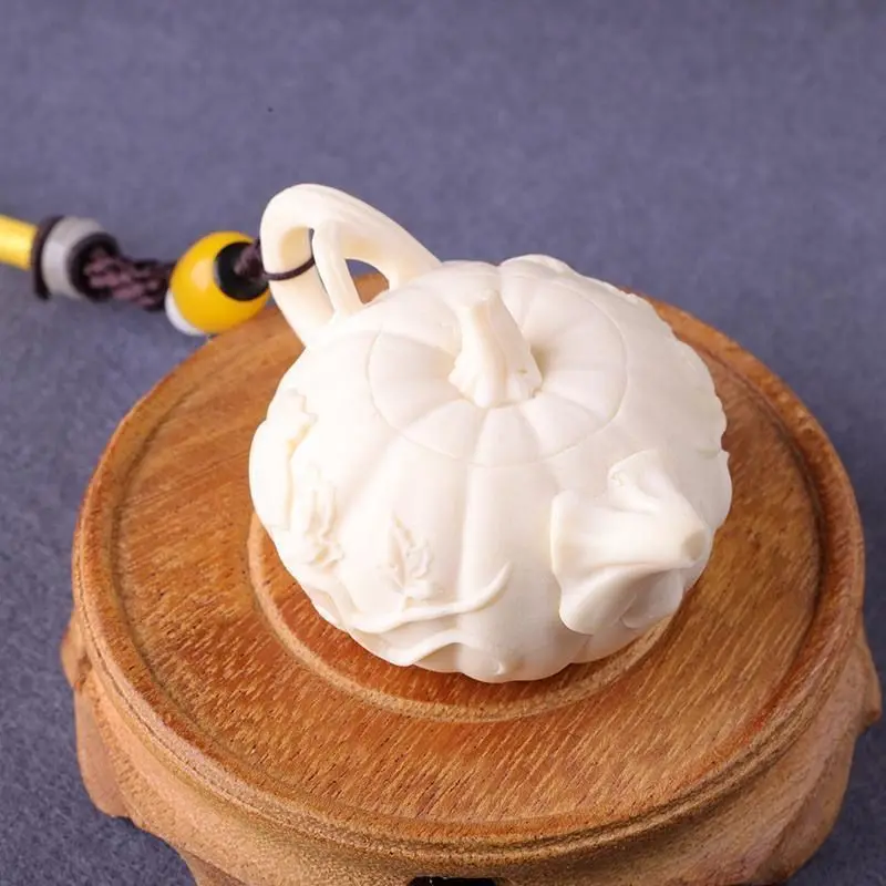 

Ручка для кастрюли с изображением фруктов и тыквы цвета слоновой кости, маленькие украшения, подарок для рукоделия, подвеска для чая, домашнего животного, сливы, Ювелирное Украшение, чайник