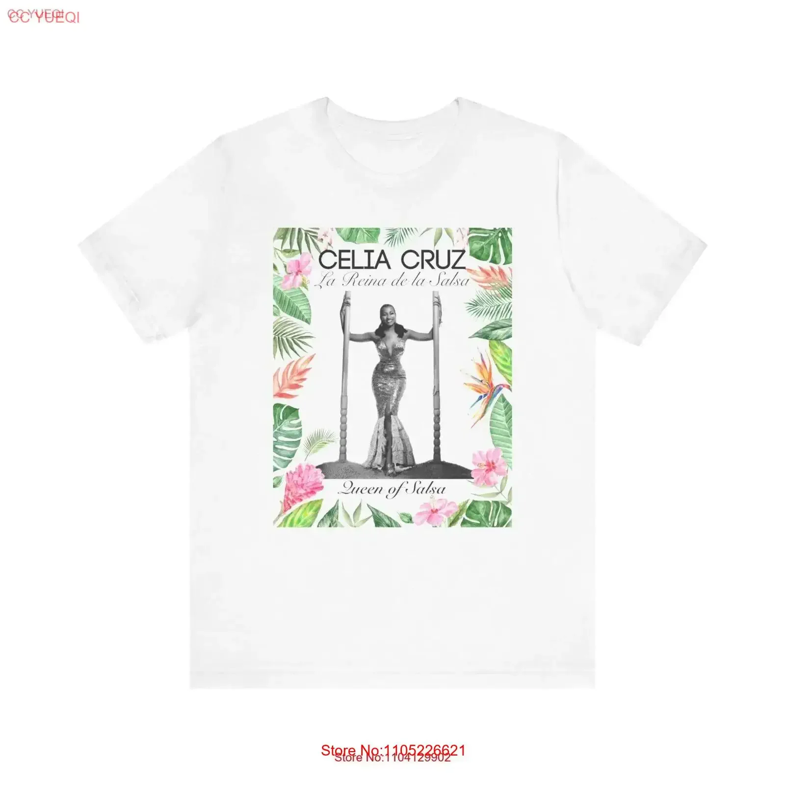 Fan Made Merch Inspired by Celia Cruz Reina de la Salsa Queen of 100 Cotton T Shirt for Cuban Caribbean Tropical Music vintage