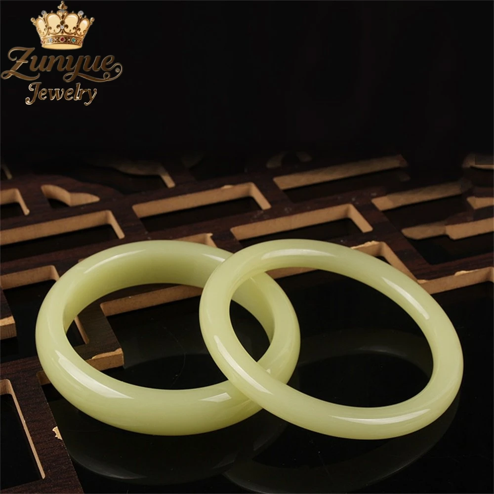 

Желтово-зеленый красивый нефритовый браслет, ювелирные изделия класса люкс, бестселлер, модные украшения ручной работы, изысканные подвески, популярные