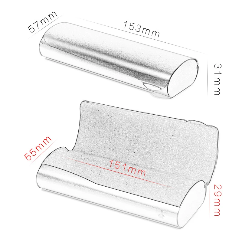 Metal Color Glasses Case Hard Storage Box Aluminum Alloy Frosted Myopia Sunglasses Case Male Female Optical Compression Cover