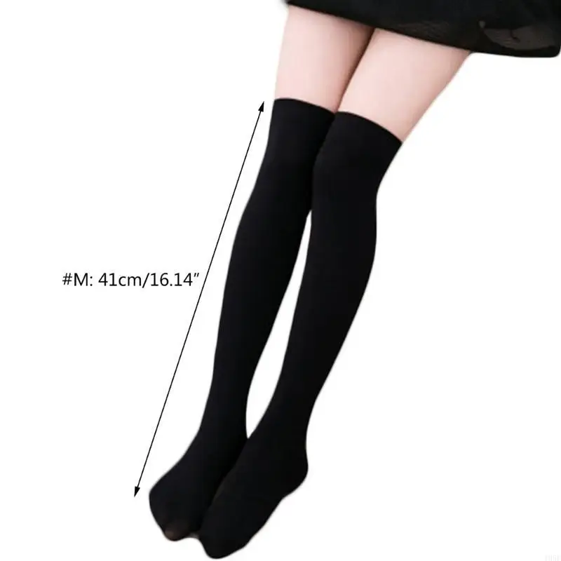 195E أطفال بنات الخريف جوارب أنبوبية طويلة مشرق الحلو لون الحلوى الطفل الأميرة الفخذ