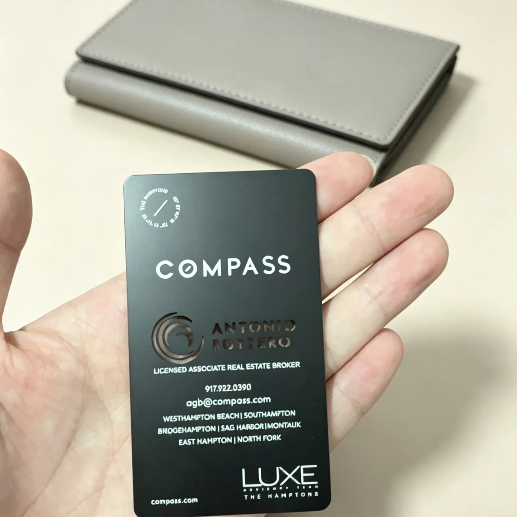 Black Subtle Pattern Metal Membership Card