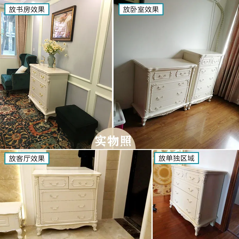 

Furniture for small-sized apartments wall Bedroom storage storage cabinet White living room six-chest cabinet Multifunc