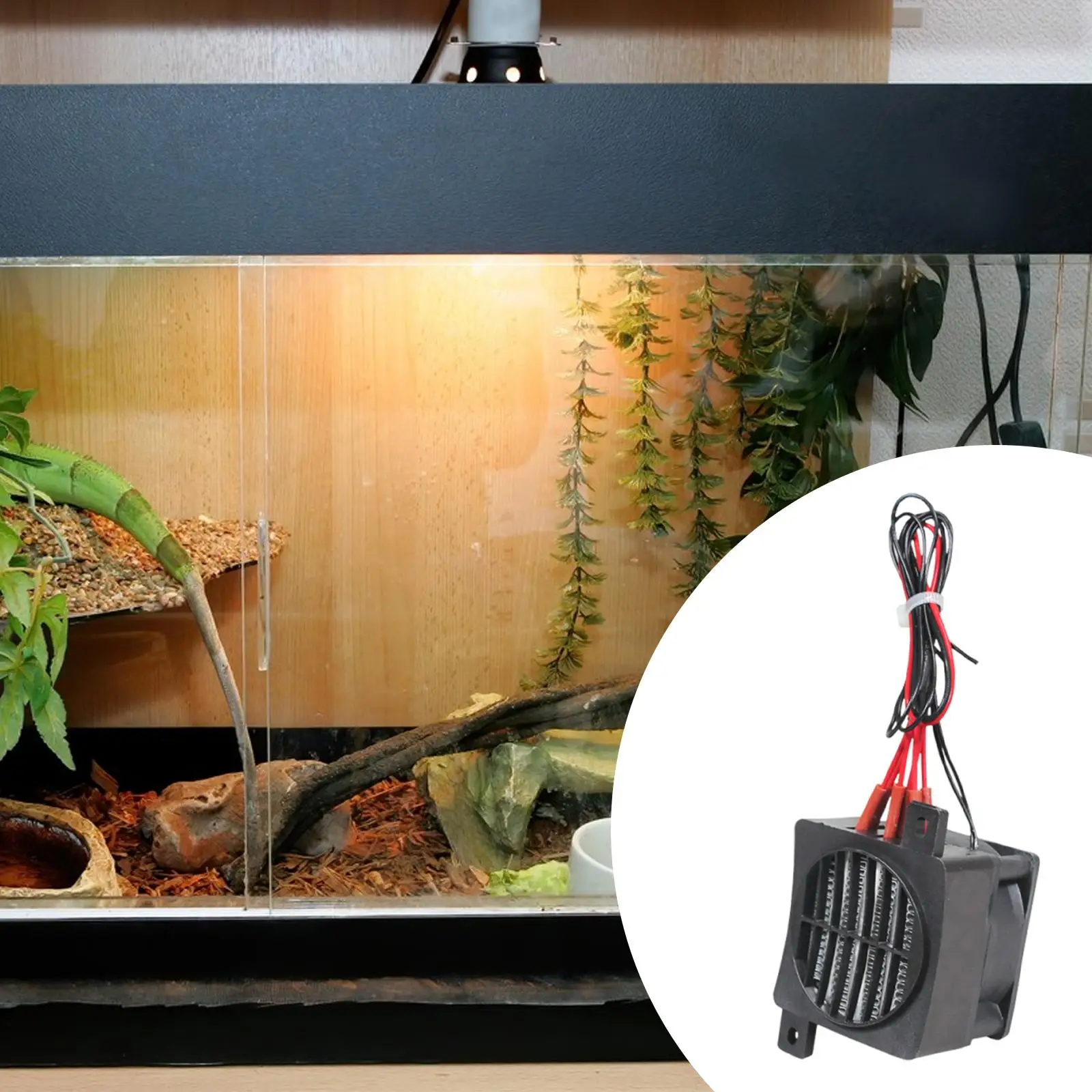 PTC Air Heater Fast Heating Ceramic Fan Portable Mini Electric Constant Temperature for Car Cabinet Room