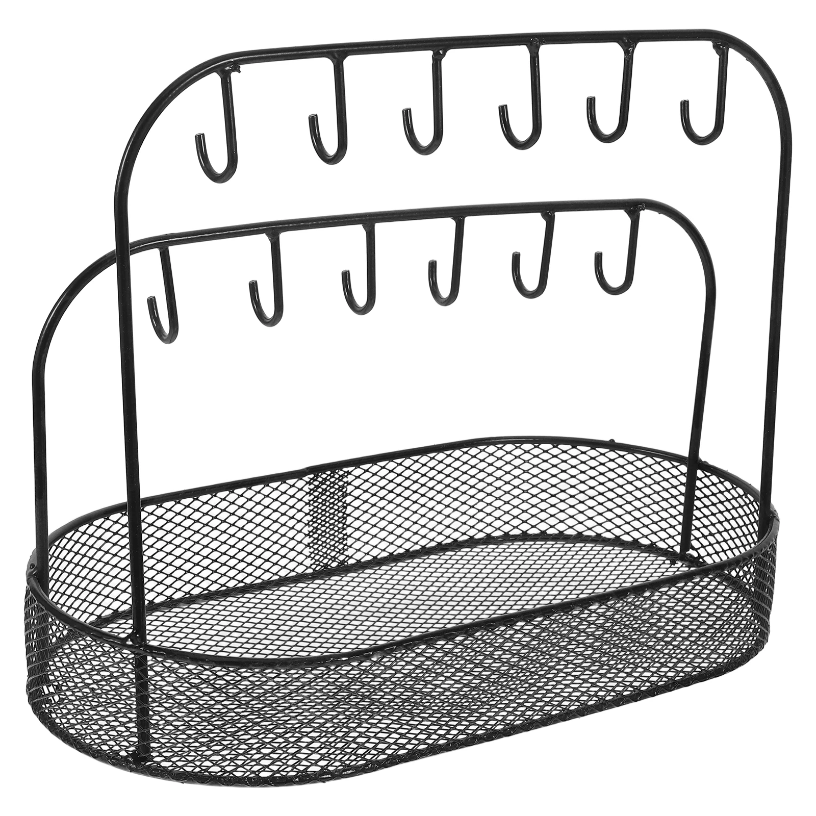 

Shoe Cabinet Entryway Key Storage Decorative Box Tabletop Organizer Iron Stand Versatile Jewelry Sundries Rack Strong Material