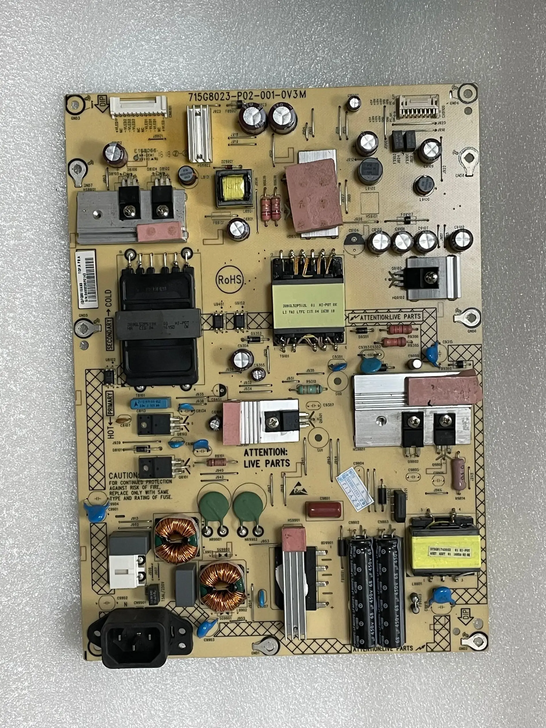 Original BDM4350 power board 715G8023-P01-001-0V3M