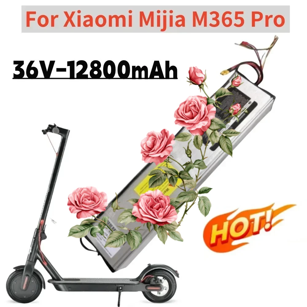 סוללה מקורית 36V 12800mAh עבור קורקינט Xiaomi m365 Pro חבילת סוללה מיוחדת