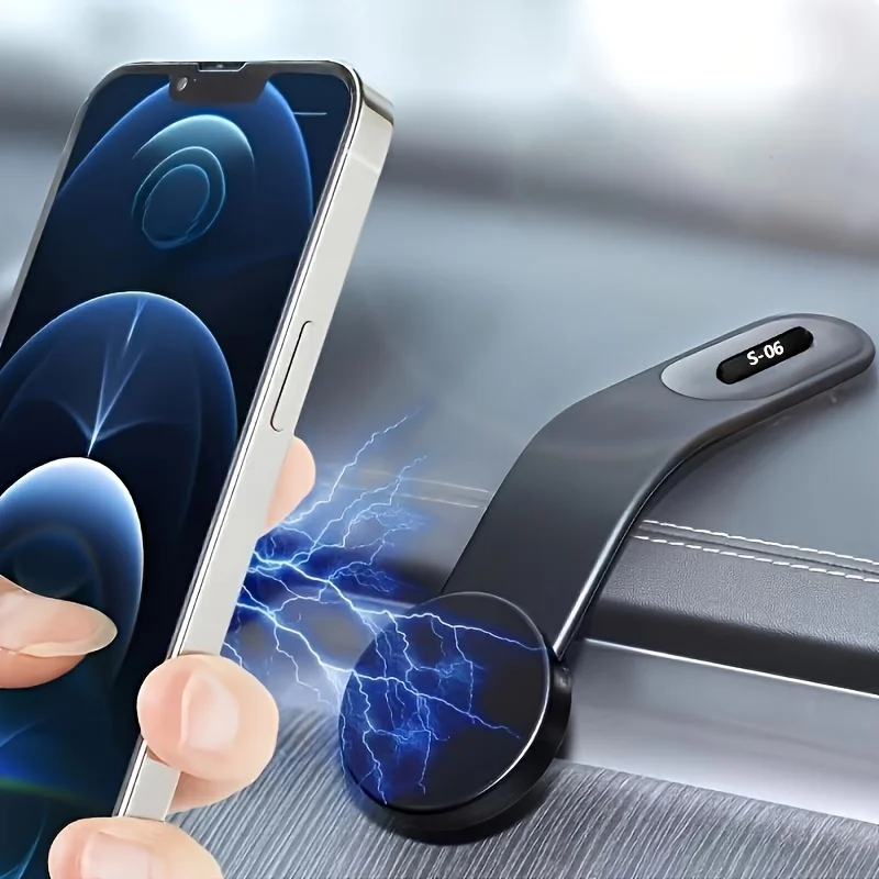 Flexible Bending Magnetic Car Phone Holder, 360° Rotation GPS Mount