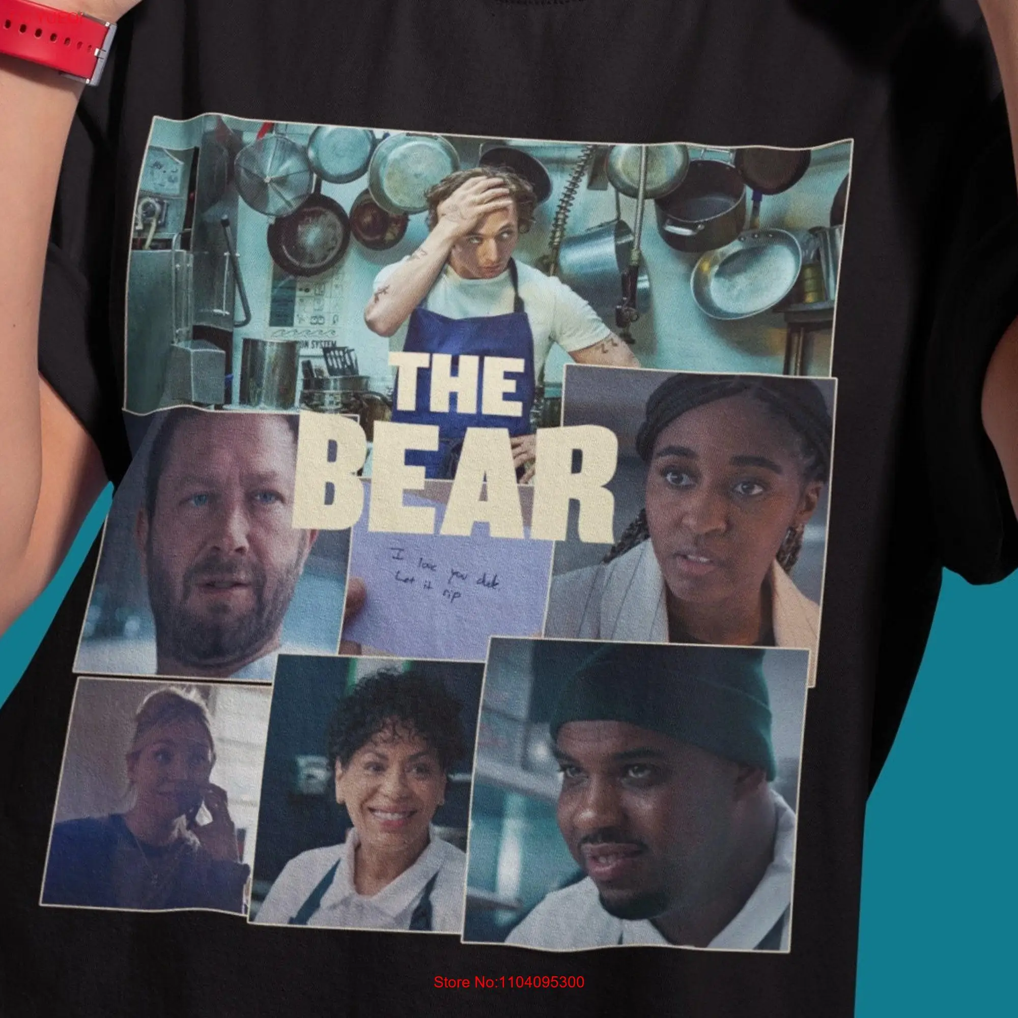 The Bear TV Show Movie T Shirt Relaxed Vintage Retro Washed Oversized Jeremy Allen White Humor Funny