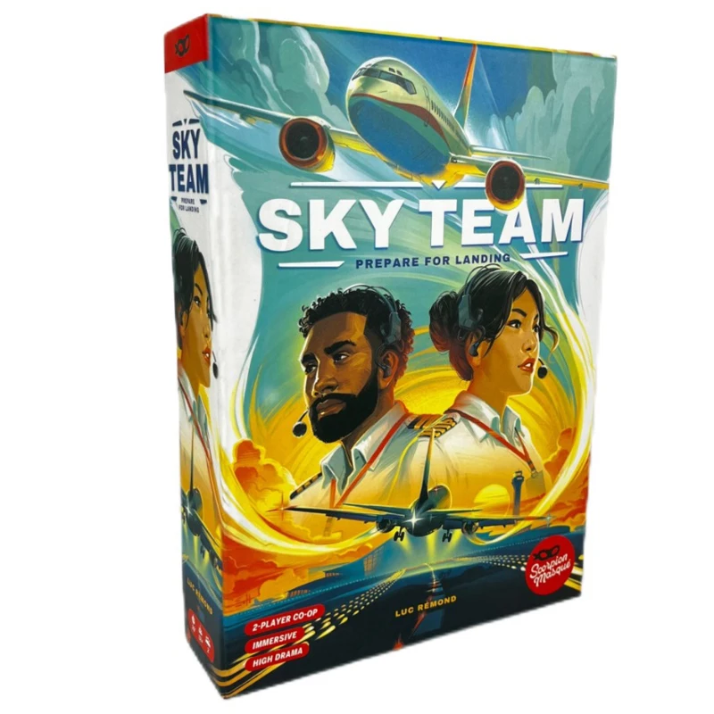 Sky Team Cooperative Dice Game - A Fun Board Game for Parties and 2 Players