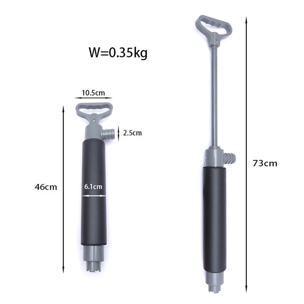 46cm Przenośna ręczna pompa kajakowa Kajak Pływająca ręczna pompa zęzowa Pompa kajakowa do przetrwania na świeżym powietrzu Akcesoria do łodzi kajakowych