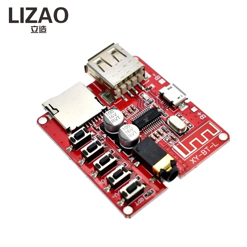 LIZAO Bluetooth 4.1 MP3 Lossless Decoder Board Circuit Board For Car Speaker Amplifier Audio Modified Upgrade