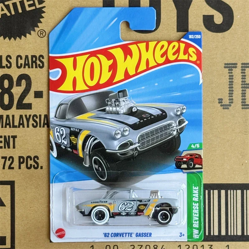 Zh Hot Wheels Toy Car 1:64 Hotwheels Super Car 62 CORVETTE GASSER And More Birthday Gifts For Boys
