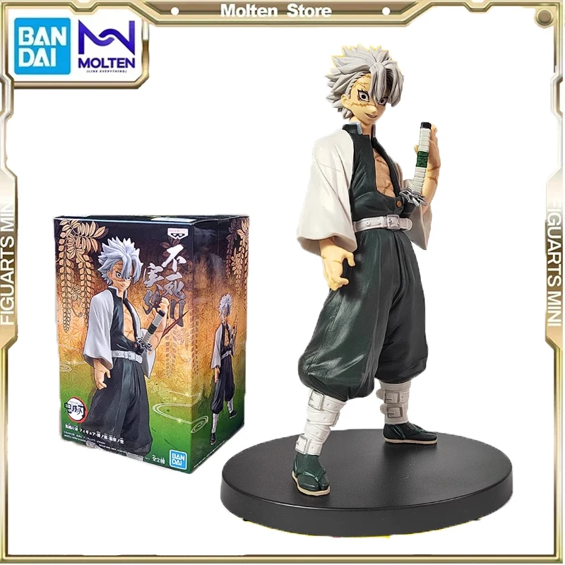 

Bandai Genuine in Stock Shinazugawa Sanemi Action Figure Demon Slayer Collect Ornaments Action Figures Model Kids Toy