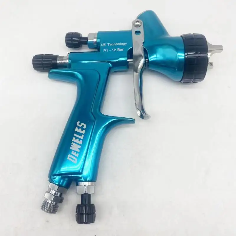 DEWELES Professional adjustable 600ml 1.3mm/1.5mm caliber paint  YH spray gun for painting Sprayer paint Pneumatic tool