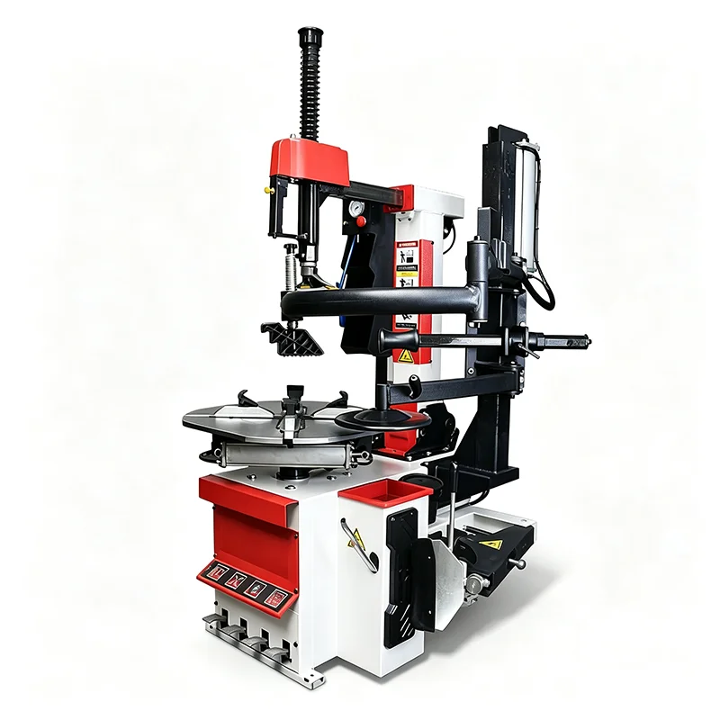 F597 Automatic Back‑tilt Tire Changer with Helper Arm, Tyre Disassembly Machine, Auto Repair Equipment