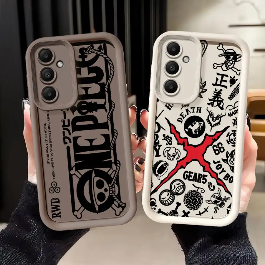 Case for Samsung Galaxy A57 A35 A52 A22 A54 A73 A24 A55 A21s A25 A26 A32 A36 A56 Phone Cover Luffys The Great Pirate King