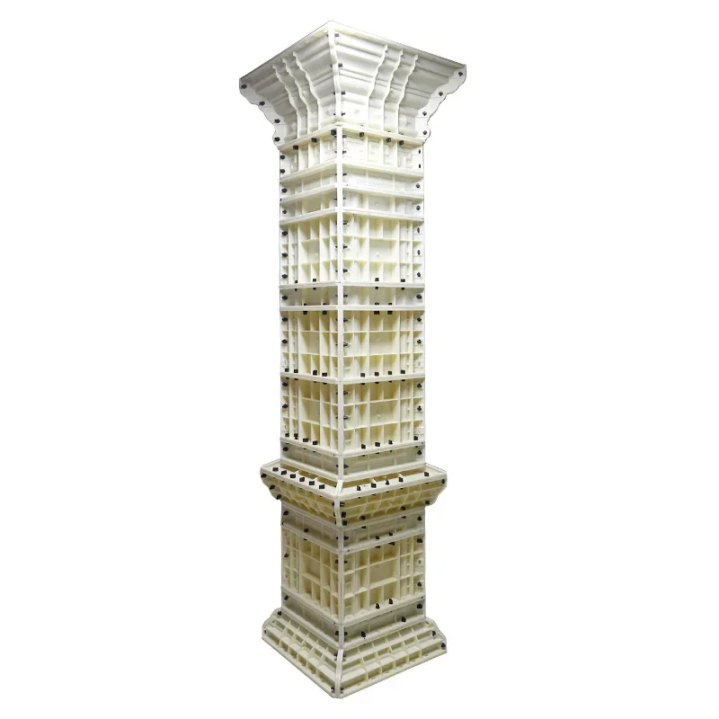 Roman Column Mold Villa Mold, Square Gate Chinese Column, Decorative Model Cement Building Formwork