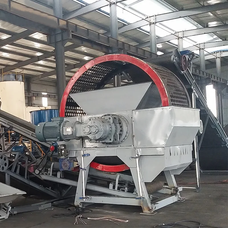 High Efficiency 2 Shaft Plastic Recycling Machinery Tires Scrap Tyre Metal Shredder Machine Chipper Machine