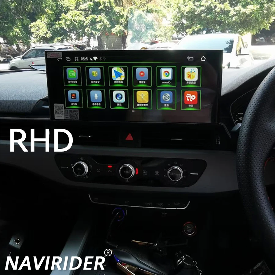 

RHD 12.3" Android Screen For Audi A4 A5 A4L 2017-2020 Car Multimedia Video Player Stereo Carplay Auto GPS Navigation Head Unit