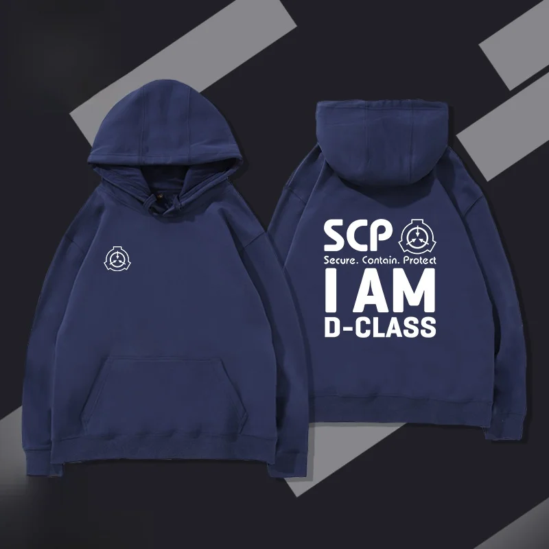 

Худи SCP Foundation из чистого хлопка, свободного кроя, для весны, осени и зимы, молодежная толстовка с культурными мотивами