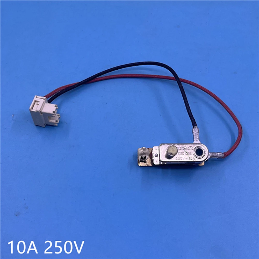 4pcs 10A 250V Electric Pressure Cooker Pressure Switch KSD105B Temperature Control  Contact Switch with Wire Spare Temp Limiter