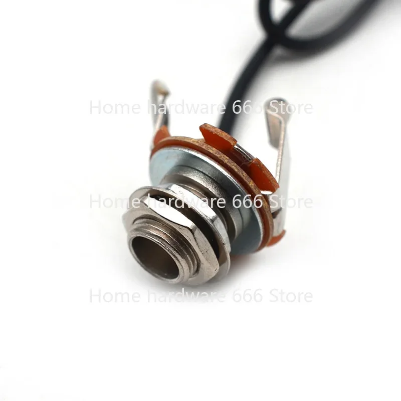 

1 set Wiring Harness Prewired 2v2t 3 way Toggle Switch Jack 500k Pots for Gibson Replacement Guitar