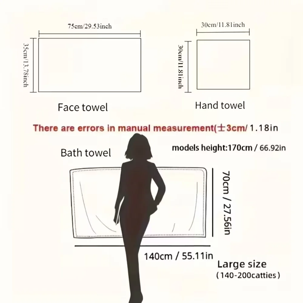 Ultra-Soft Striped Bath Towels 2