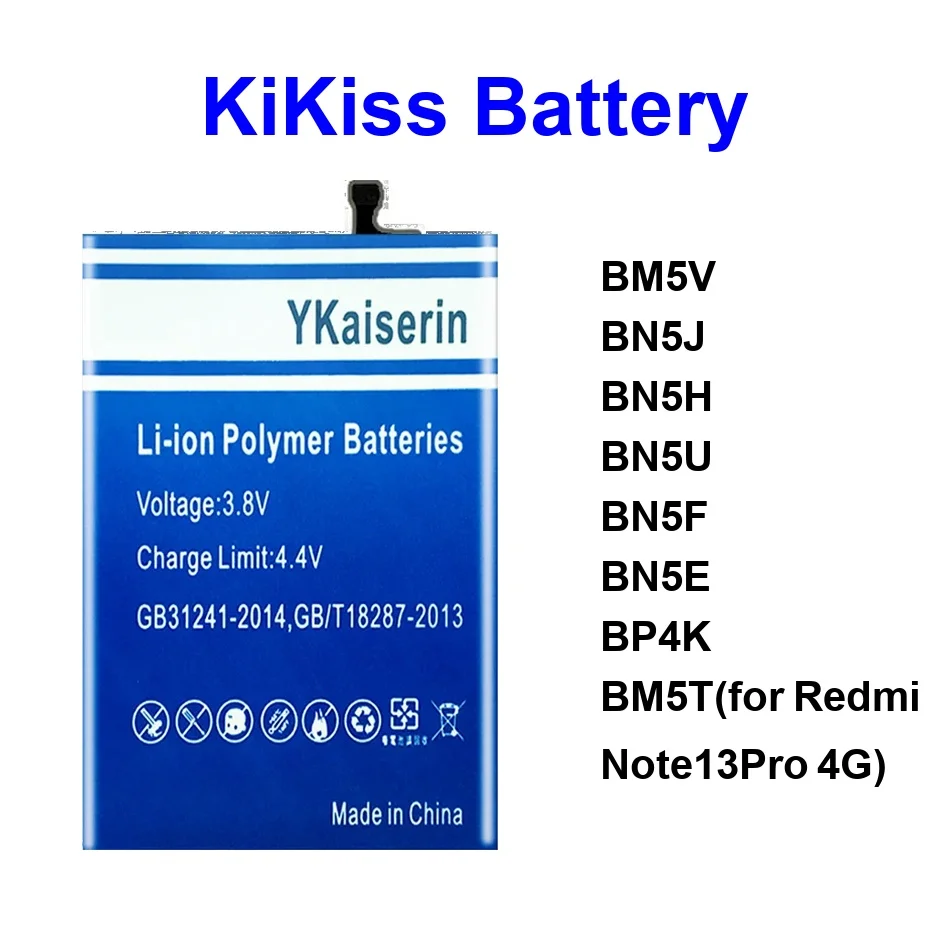

BN5H BP4K BN5E Battery For Xiaomi Redmi Note 11E 11EPOCO 12TPOCO 4GPOCO 5Gm5 A2poco 12 13 14 5GPOCO M7 X5 X6 5G Pro 4G