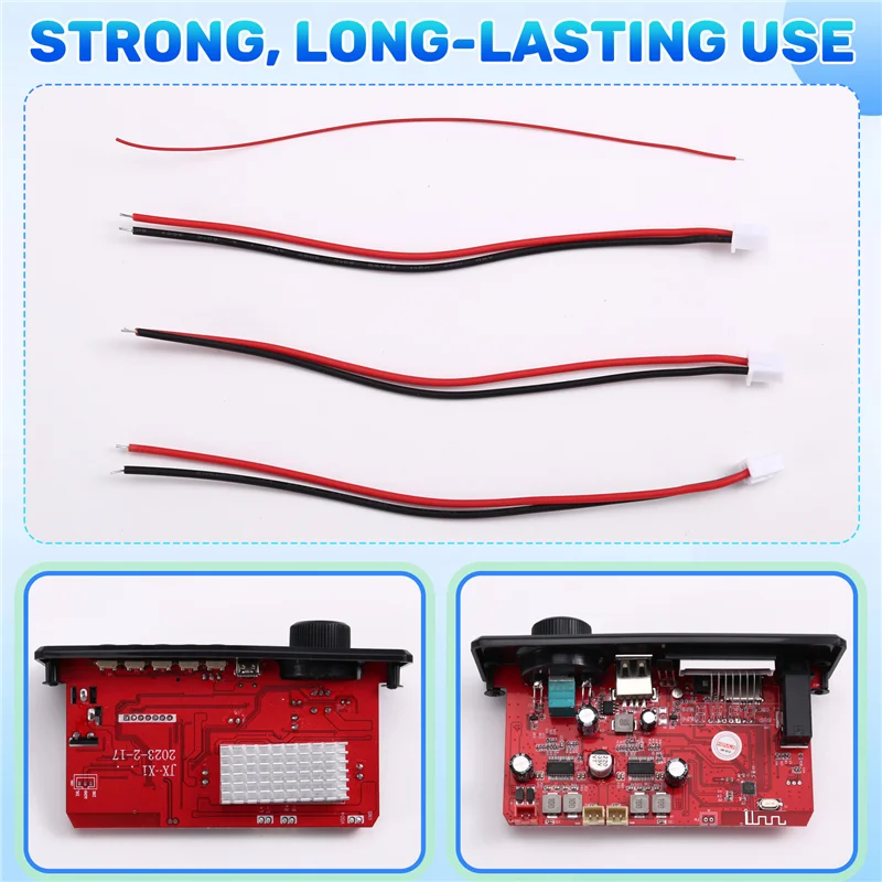 

【T07A】DIY Home Digital Amplifier MP3 Decoder Board Bluetooth FM Audio Power For Music Subwoofer Speakers Volume Control