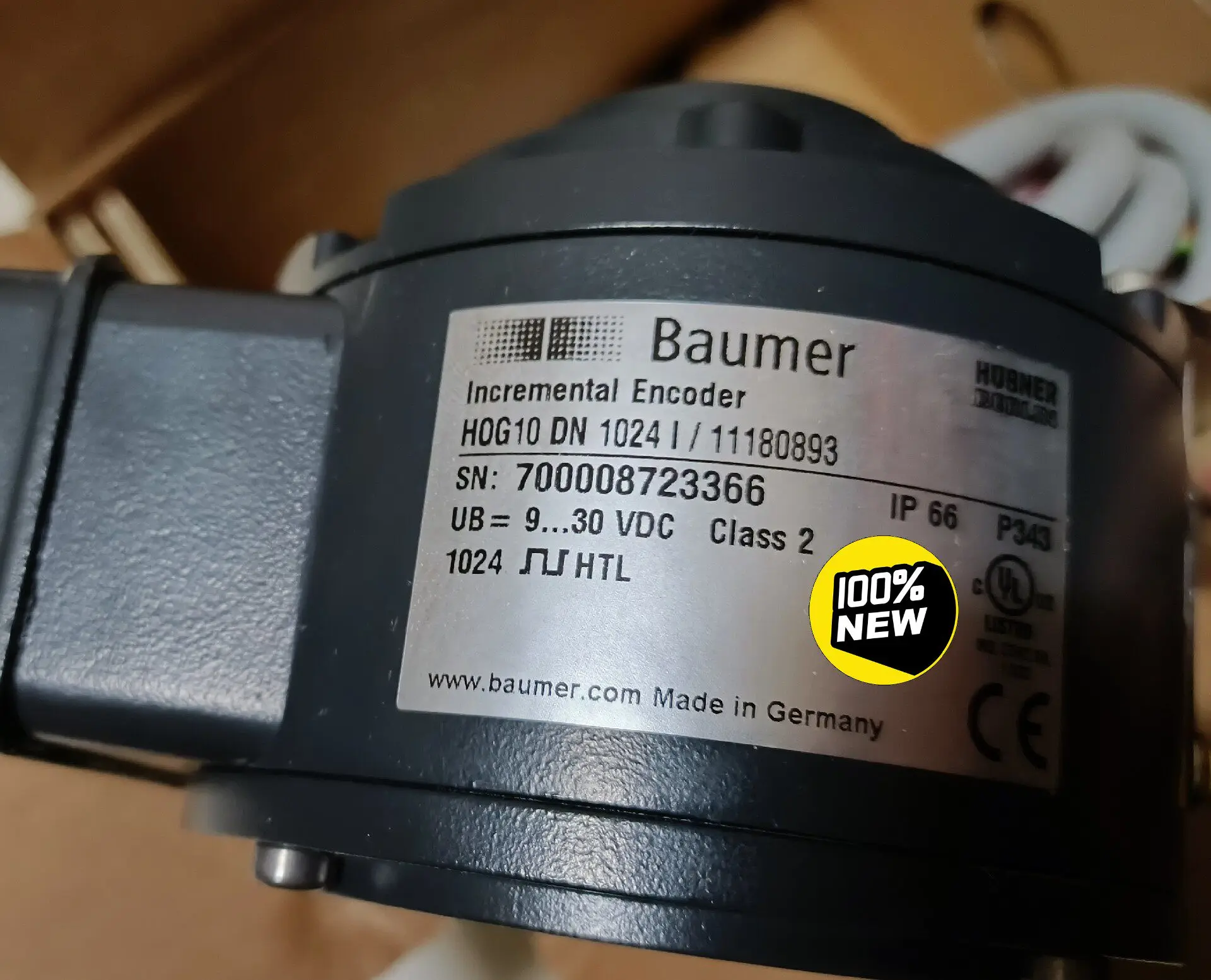 Baumer Encoder, Original Genuine HOG10 DN 102
