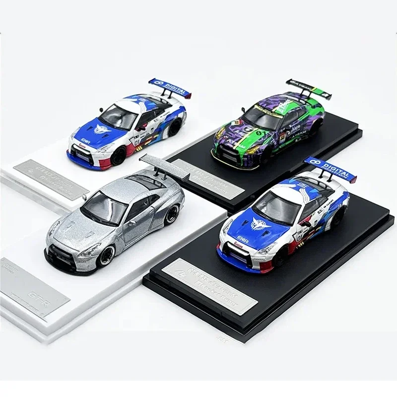 

FUJI в наличии 1:64 Pandem R35 EVA робот литая под давлением диорама модель автомобиля коллекция миниатюрная игрушка