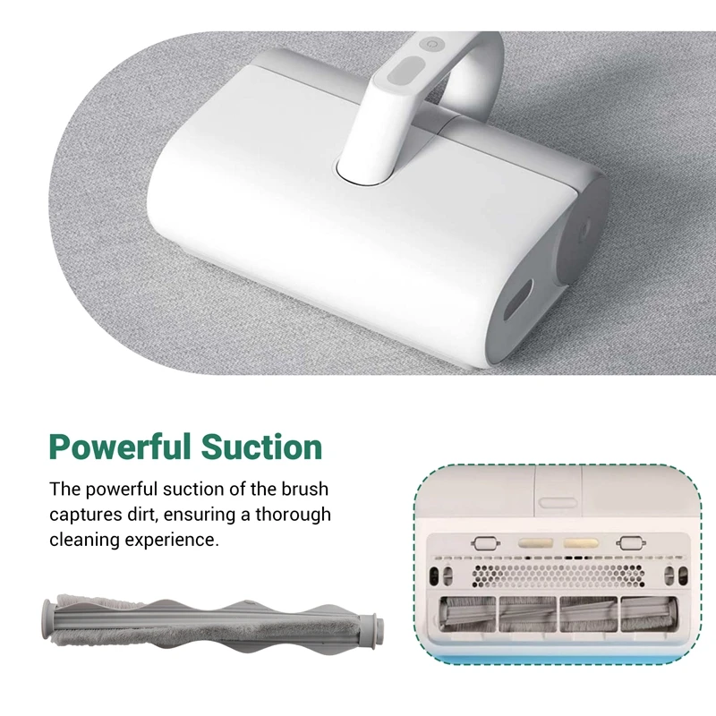 شاومى ميجيا فرشاة إزالة العث الدوارة ، MJCMY01DY ، مكنسة كهربائية لاسلكية محمولة باليد ، ملحقات منزلية
