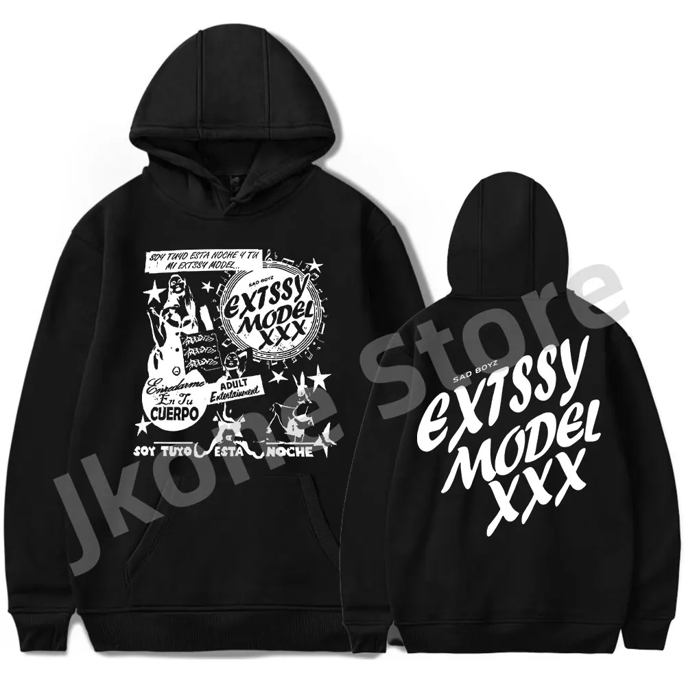 Junior H Sad Boyz Tour Merch Hoodies Winter Women Men Fashion Casual Streetwear Sweatshirts