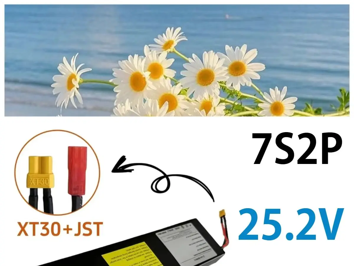 

7S2P 25.2V 151.2Wh Built in BMS 6000mAh Electric Scooter Rechargeable Battery 18650 Li-ion Battery Pack Safe and durable