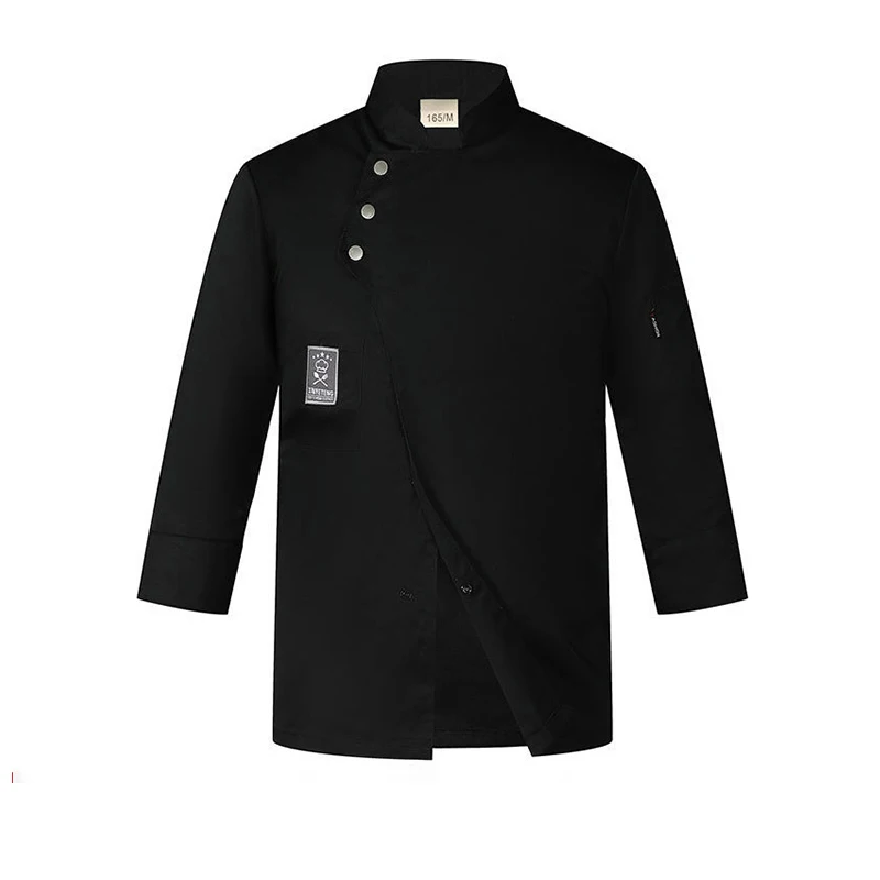ユニセックスシェフジャケット長袖キッチンシャツホテルレストランウェイター制服ベーカリーケータリング作業服ホテル調理服