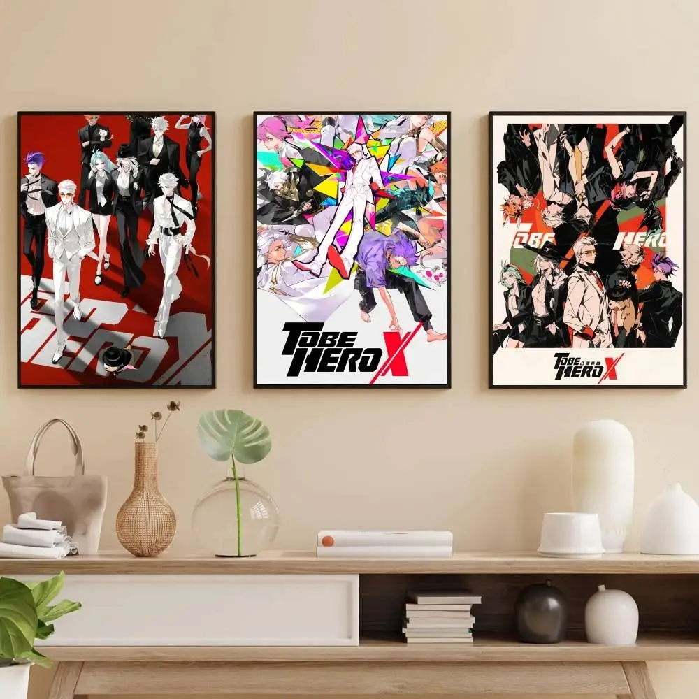 ملصق To B-Be Hero X ملصق فني ذاتي اللصق مقاوم للماء لغرفة المقهى والبار