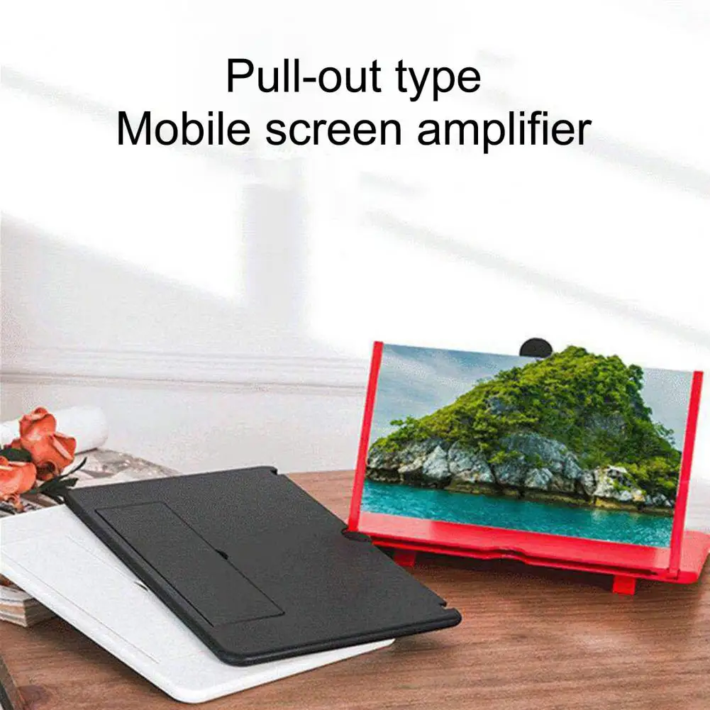 แว่นขยายหน้าจอสำหรับการดูภาพยนตร์ช่วยเพิ่มประสบการณ์การเล่นเกมด้วยแว่นขยายหน้าจอโทรศัพท์มือถือแบบพับได้3D