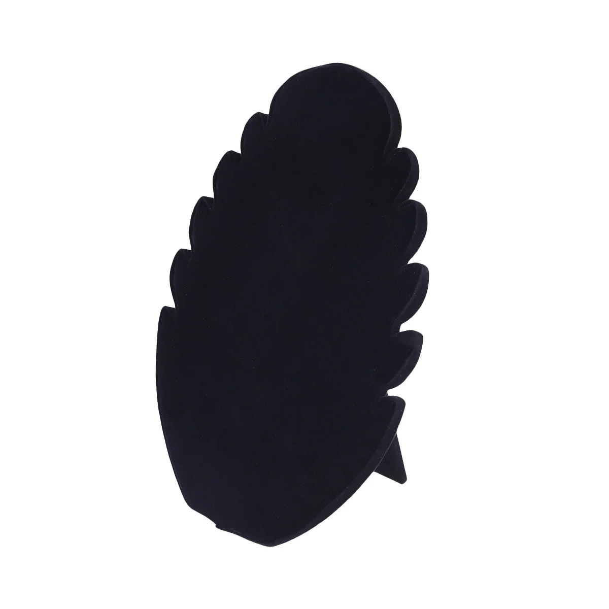 ขาตั้งโชว์สร้อยคอรูปเปลวไฟสีดำ ที่วางสร้อยคอ ที่จัดระเบียบเครื่องประดับ สำหรับร้านค้าปลีก บ้าน และเคาน์เตอร์