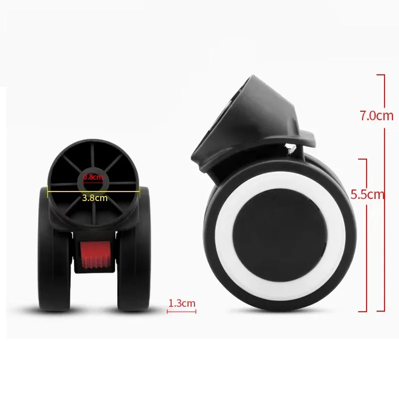 

Removable Luggage Suitcase Wheels Suitcase Universal Wheel Luggage Accessories Spare Parts for Trolleys Wheel Replacement