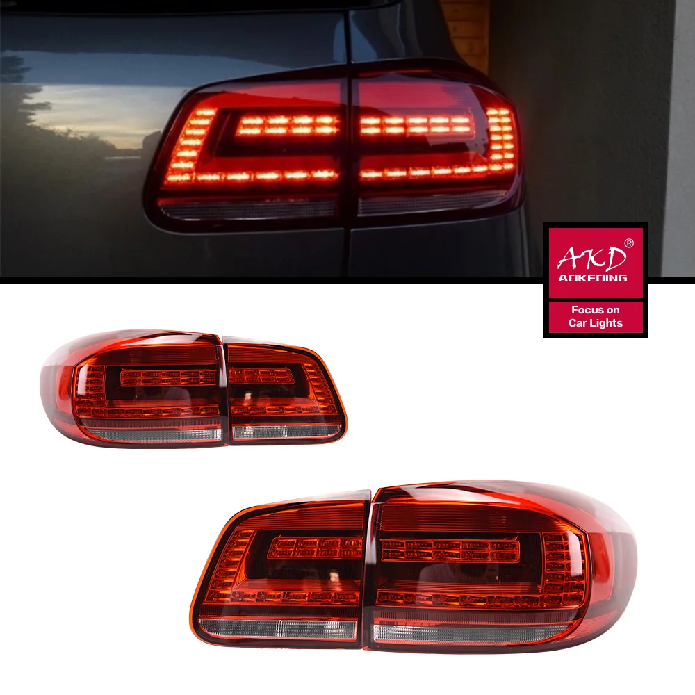 Taillights For 13-16 Tiguan Tail Light LED DRL Original Style Running Signal Brake Reversing Parking Lighthouse Facelift