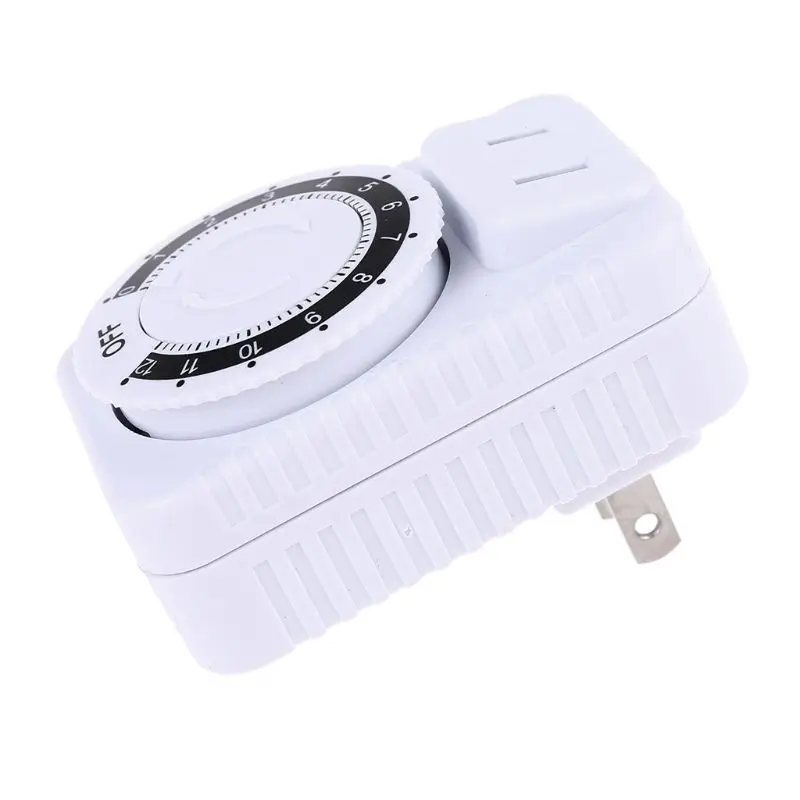24 horas plug-in compacttimer tomada mini interruptores temporizador mecânico para poupança energia para controle