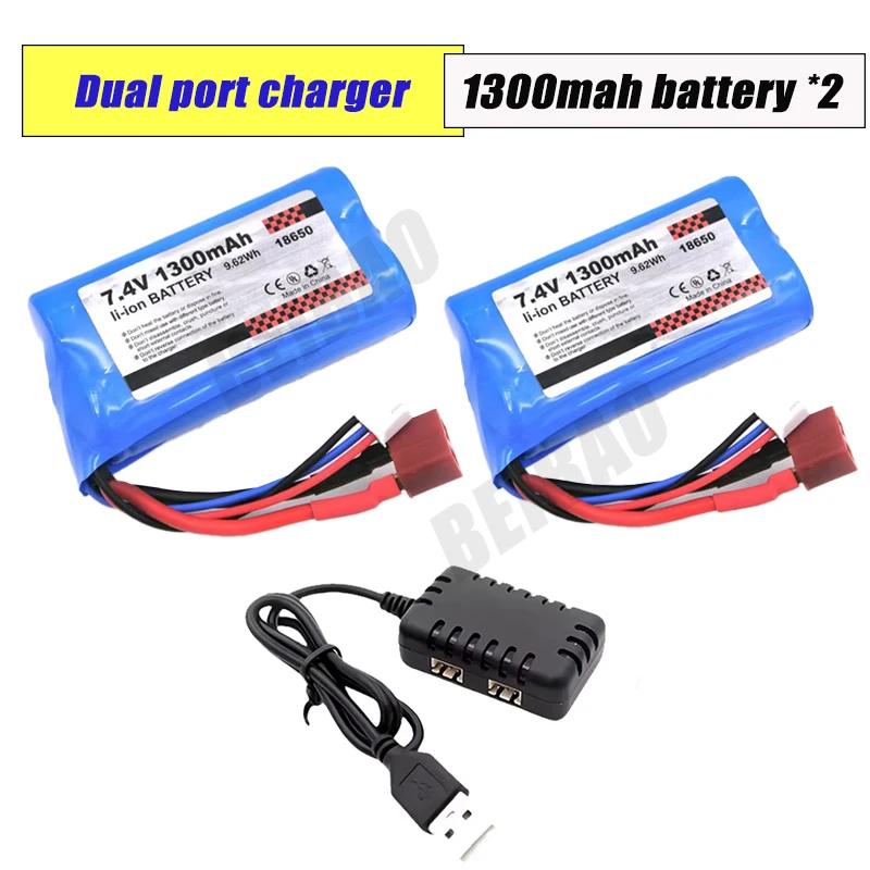 

SG116MAX SG116pro 7.4V 1300mAh Li-ion Battery for SCY-16101 16102 16103 16201 16301 16302 16303 RC Truck Spare Parts