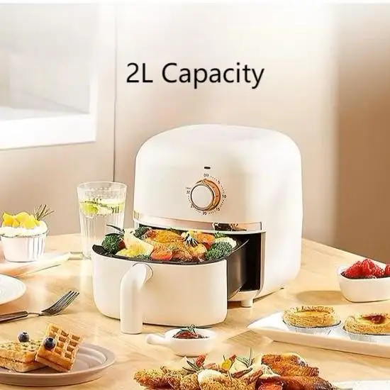 New 2L Oil Free Fryer Electric Deep Digital Rapid Air Fryer Smart Air Fryer