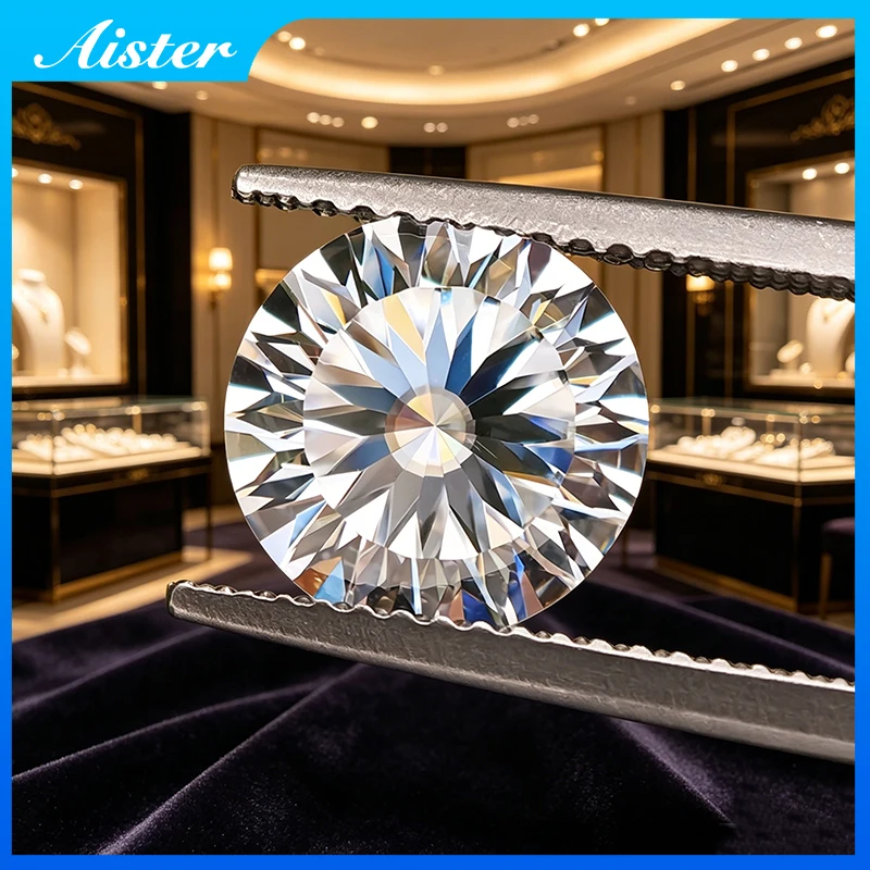 New White Millennium Cut Moissanite Loose Stones 1.0-5.0ct D Color Certified by GRA for Jewelry Making