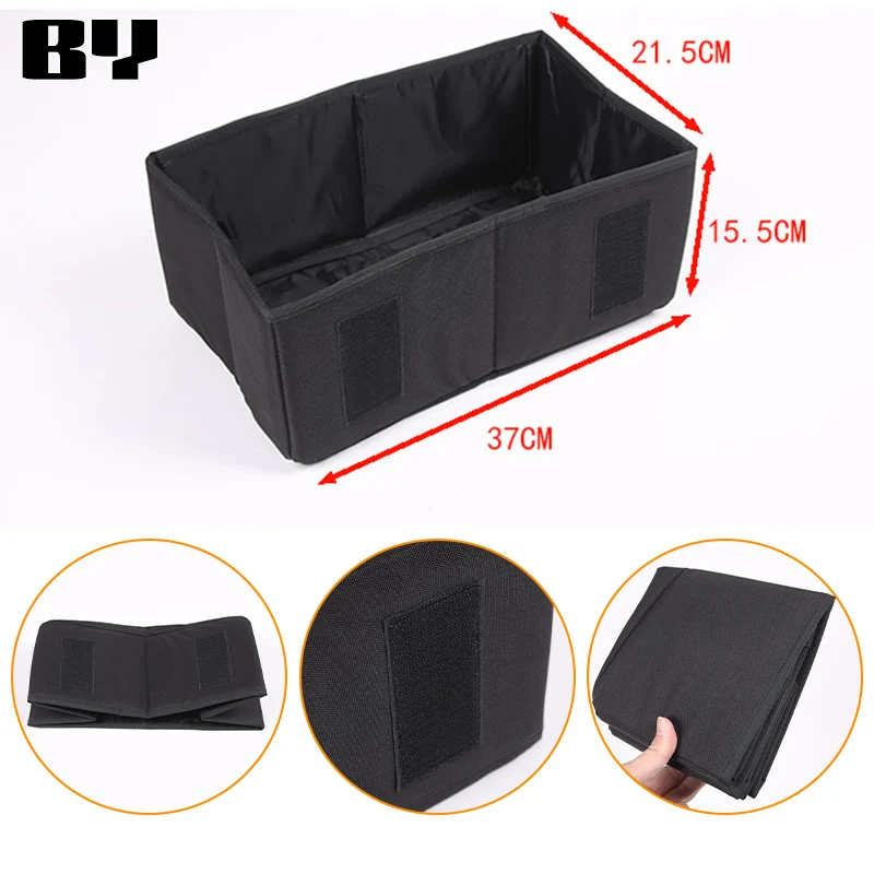 For BMW 5 Series G60 2022+ Large Anti Slip Compartment Boot Storage Organizer Tool Car Storage Bag Car Trunk Organizer