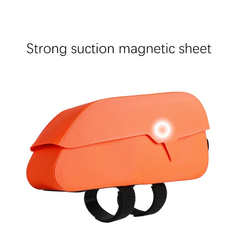 

1 Pc TPU Waterproof Bicycle Down/Top Tube Bag Magnetic Flip-Top Bag for Mountain/Road Bike Cycling Gear / Biking Equipment