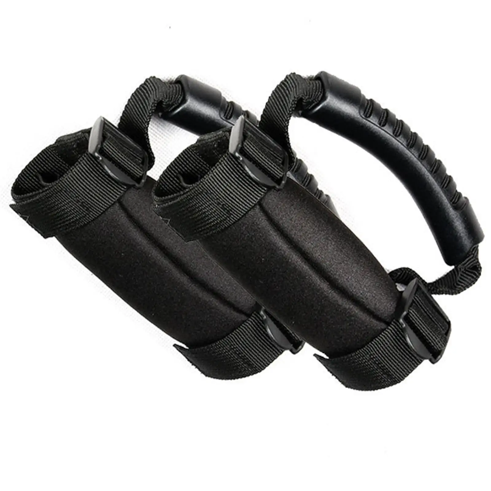 2 Pieces Replacement Roll Cage Bar Handle Universal Passenger Roll Bar Handles Safe Riding Accessories Handle Grip Grab Handles