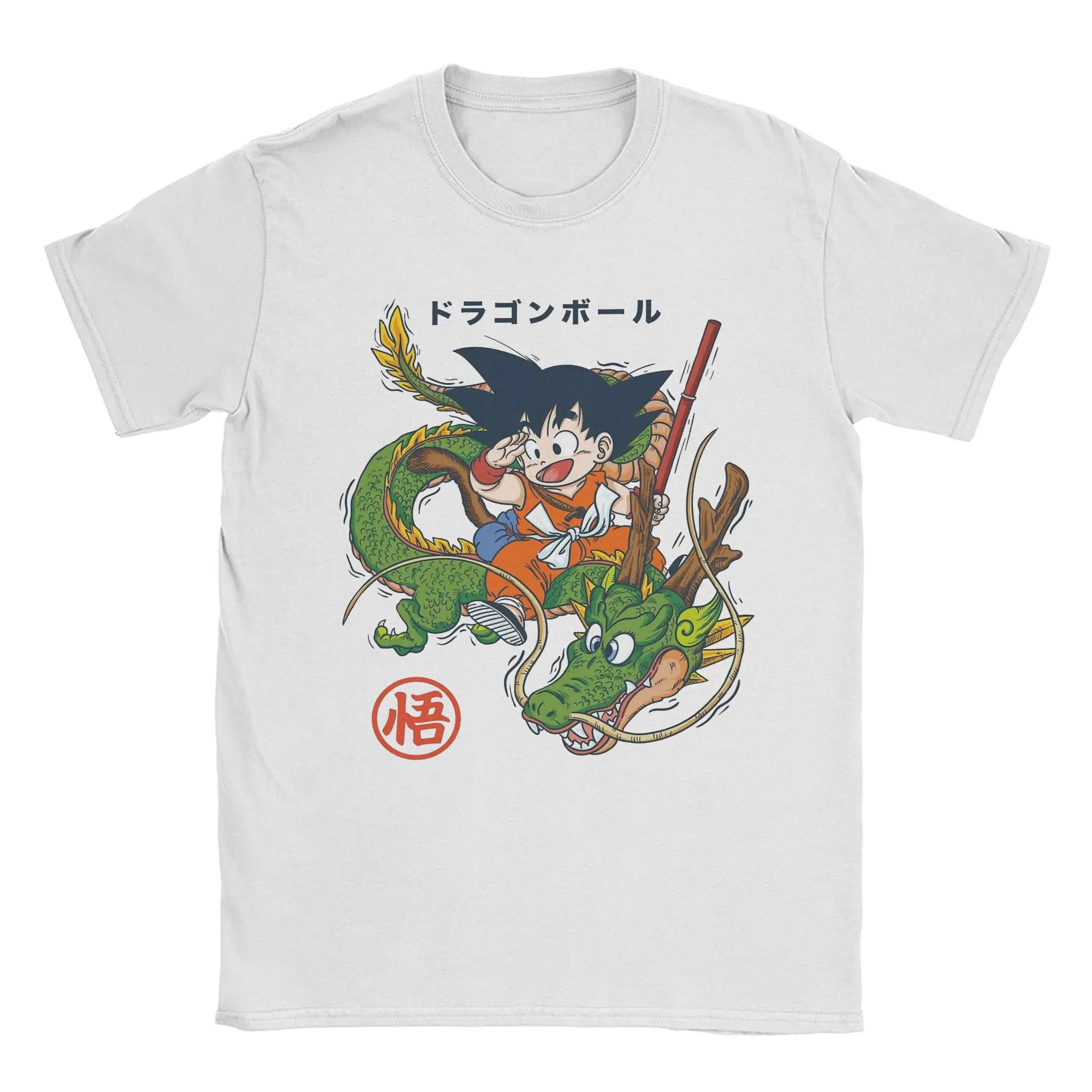 Camisetas de Dragon Ball para Hombre y Mujer, Goku Shenron, Ropa de Algodón DBZ, Camiseta de Manga Corta con Cuello Redondo, Idea de Regalo
